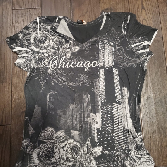 Chicago Big Bang Rhinestone shir - Picture 5 of 7